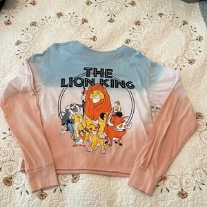 Juniors Cropped Longsleeve Disney Tee
